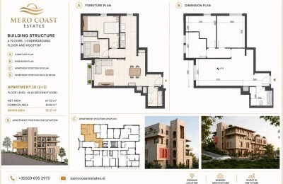 Contemporary Apartment For Sale in Ksamil